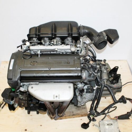 JDM TOYOTA 4a-ge Engine 20v 6 Speed Black Top